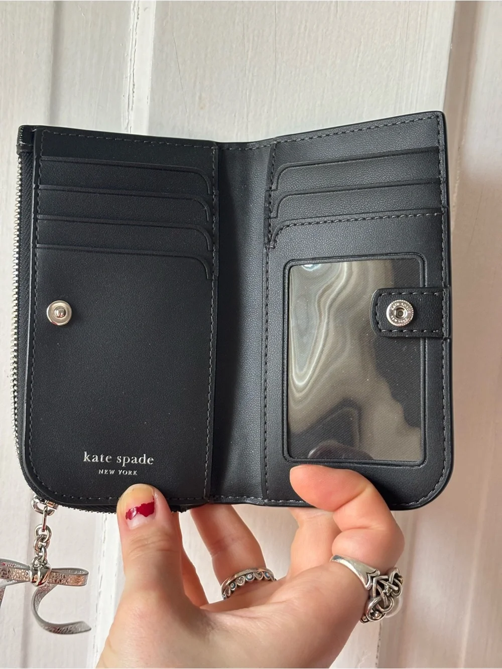 Kate Spade Whiskers Cat Zip Wallet